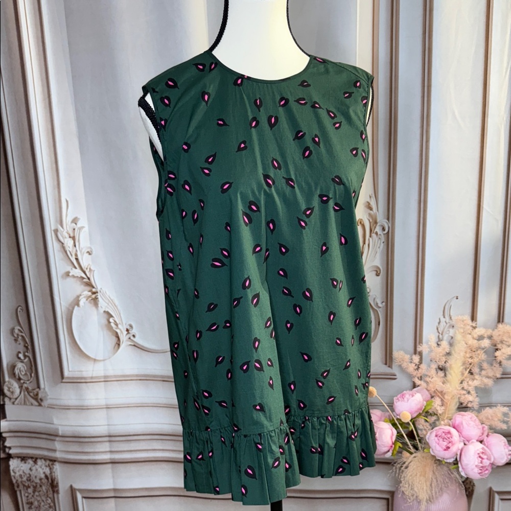 Marni Green Top with Pink Accents